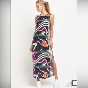 Adidas Floral Burst Maxi Dress